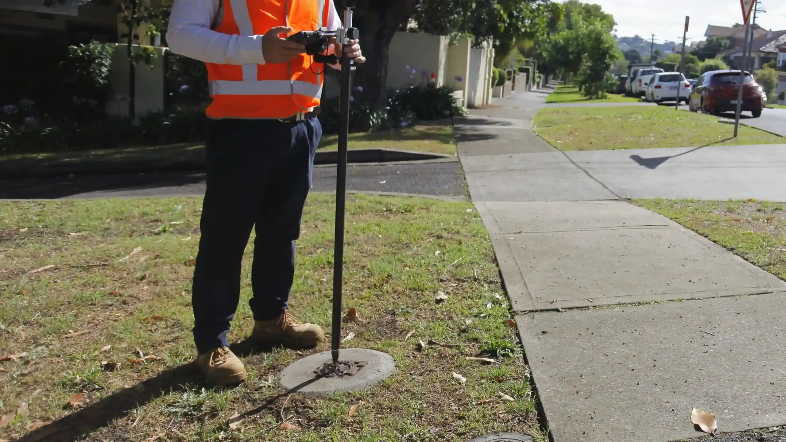 Detail survey of infrastructure in Canada Bay Council area Inner West Sydney